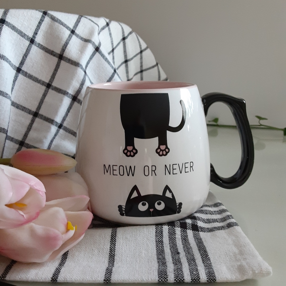 Meow Or Never Cat Mug